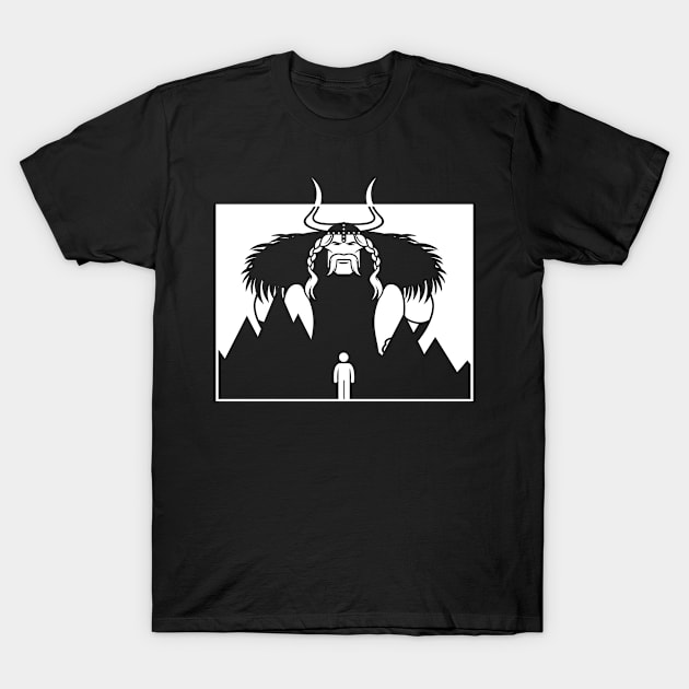 David And Goliath | Christian Bible Story T-Shirt by Wizardmode